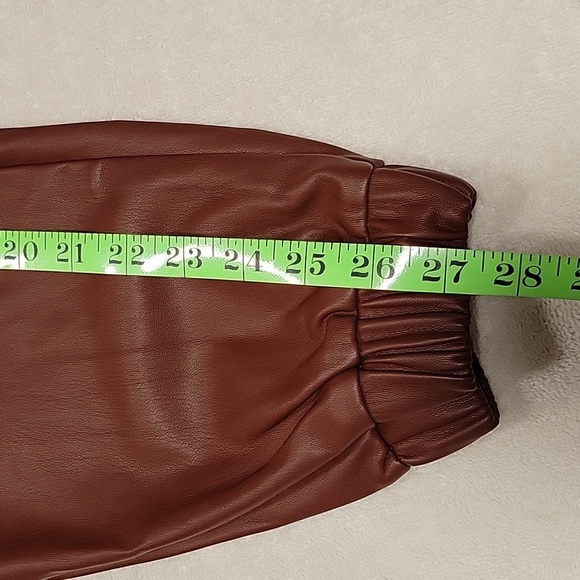 INC Internatinal Concepts Faux Leather jogger pants, NWT - Picture 5 of 13